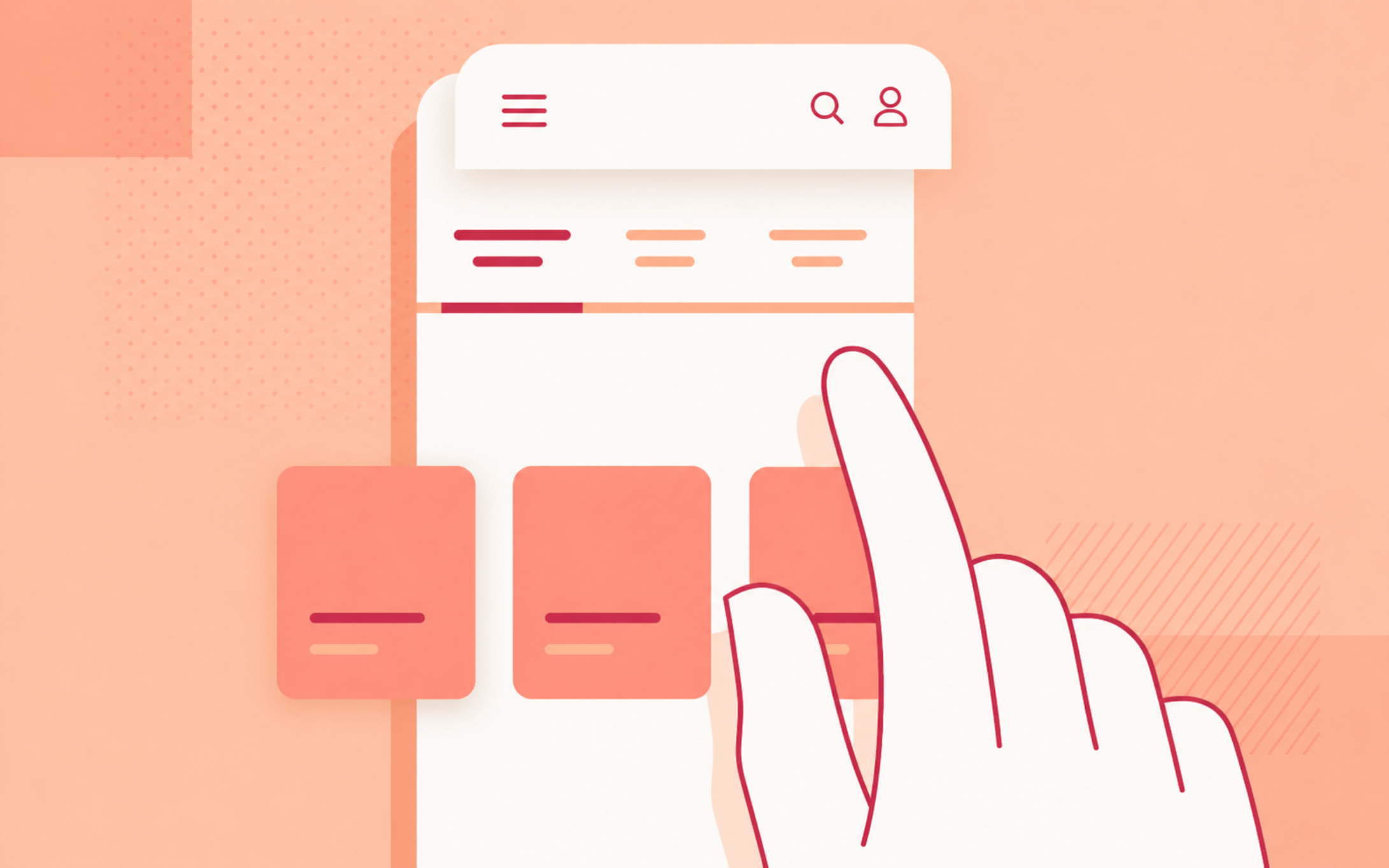 Someone going through their phone