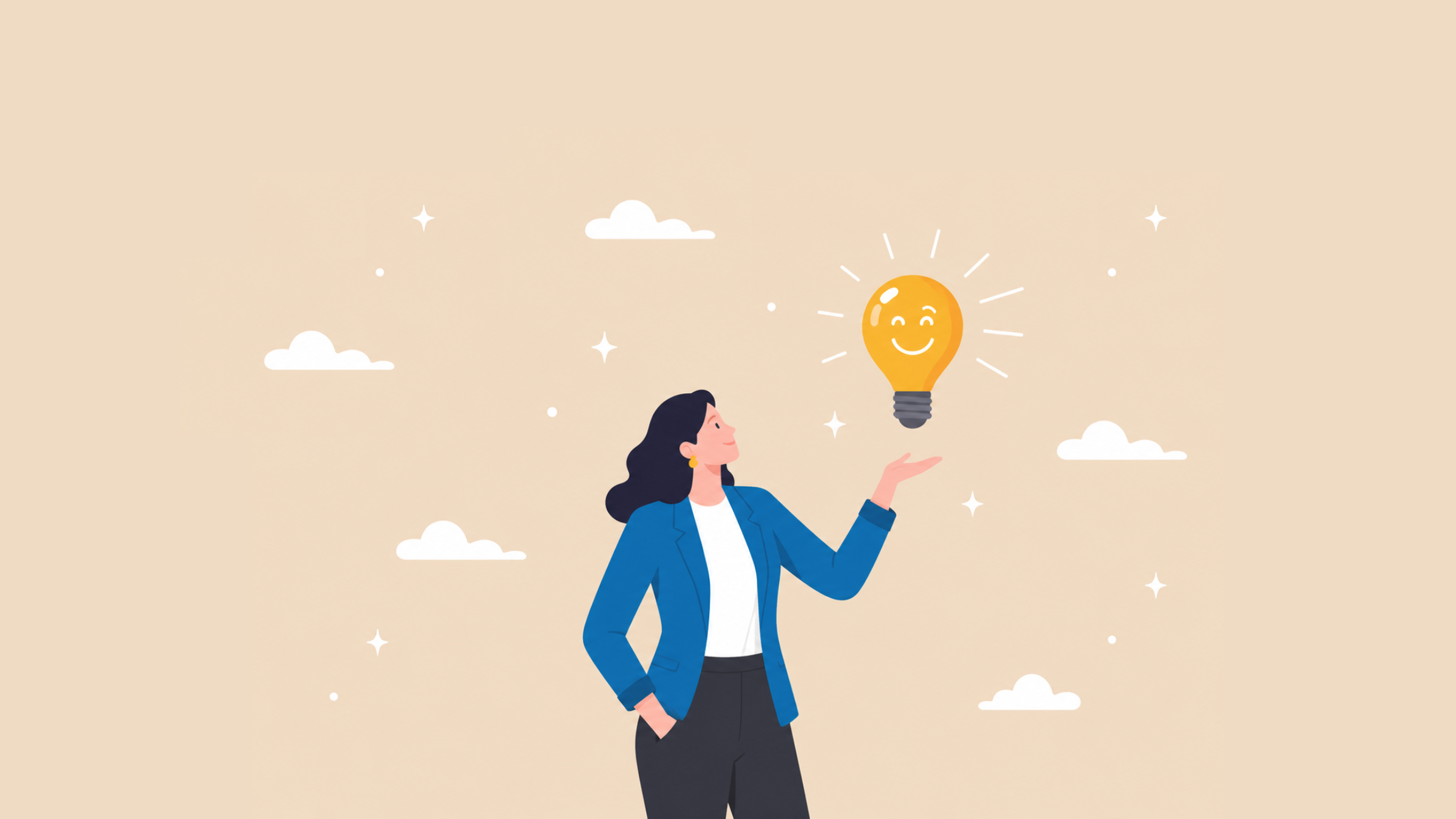 lightbulb in hand